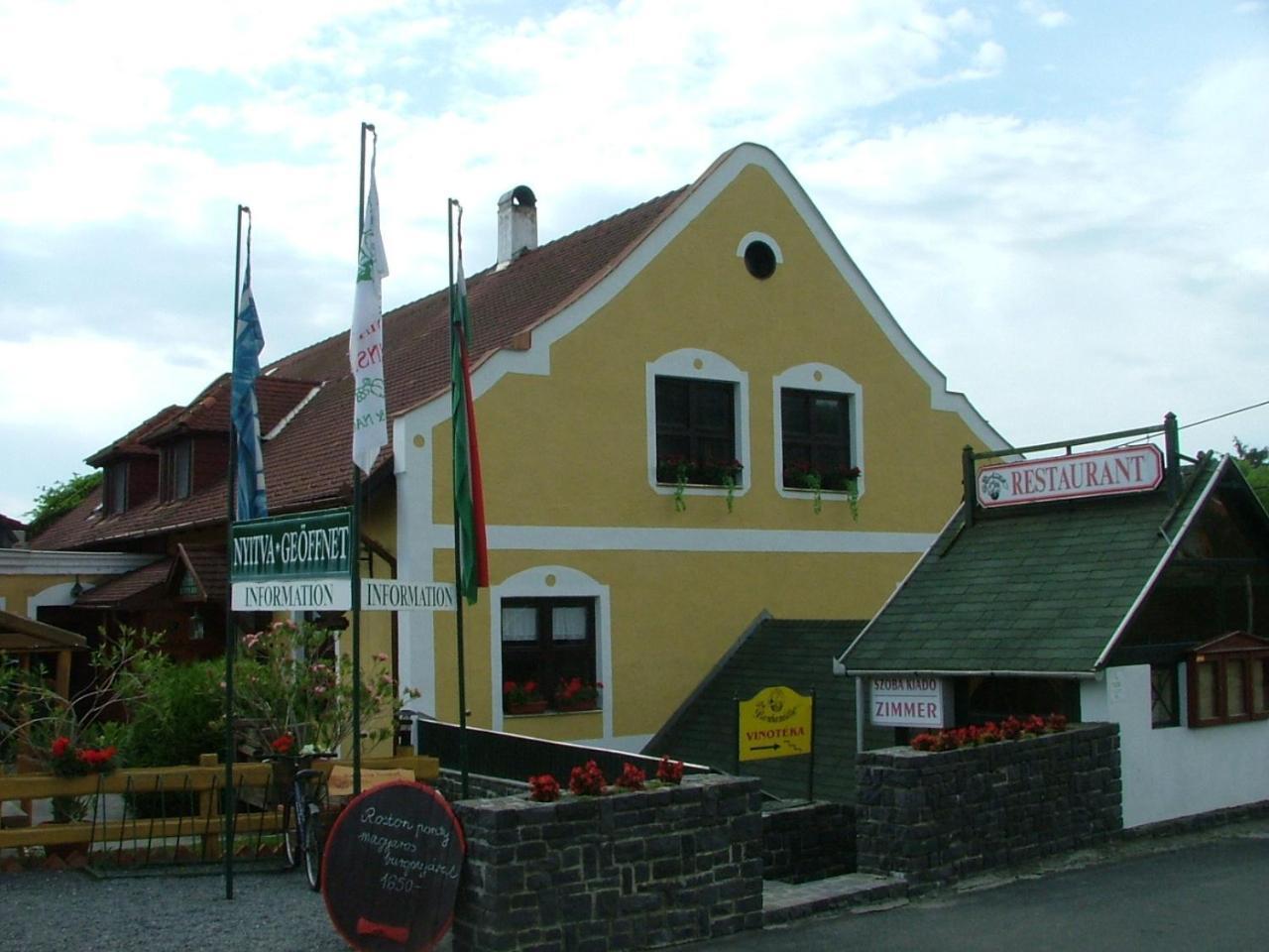 Hotel Borbarátok Panzió Badacsonytomaj Exterior foto